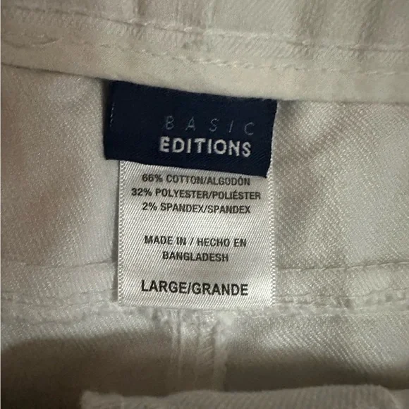 Basic Edition White Large Jean Skirt - Picture 3 of 3